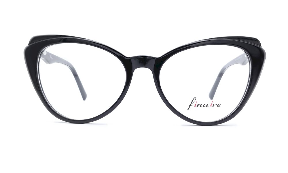Finaire Lavello Cat Eye Black Full Rim Eyeglasses