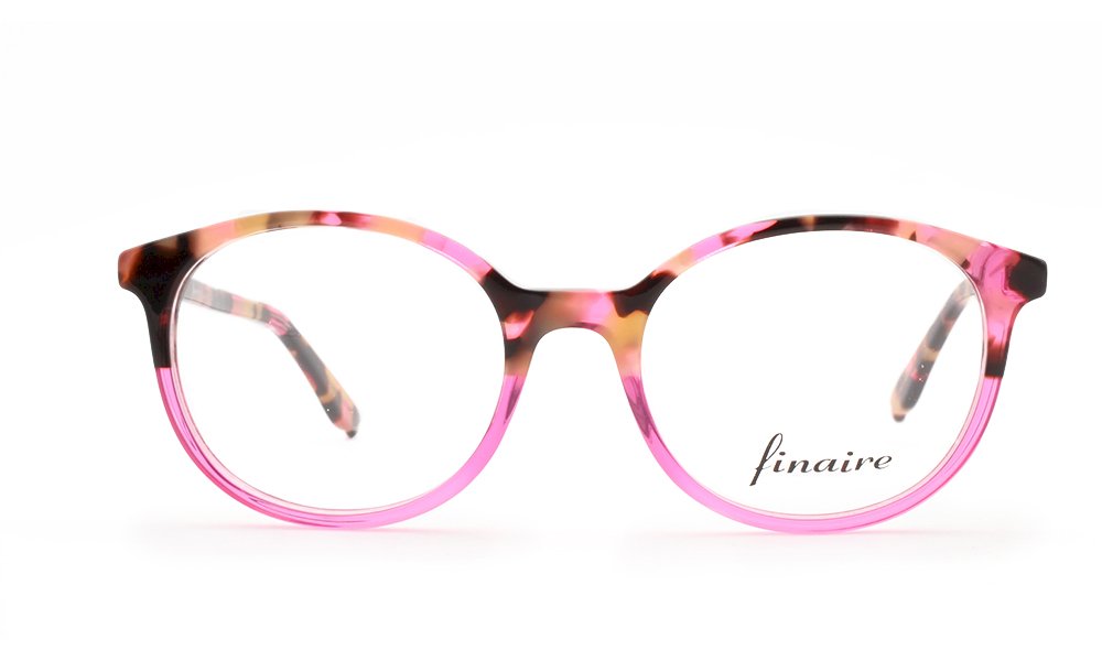Finaire Hologram Oval Pink Full Rim Eyeglasses