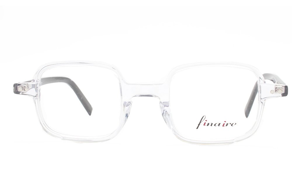 Finaire Gallant Squared Square Clear Full Rim Eyeglasses