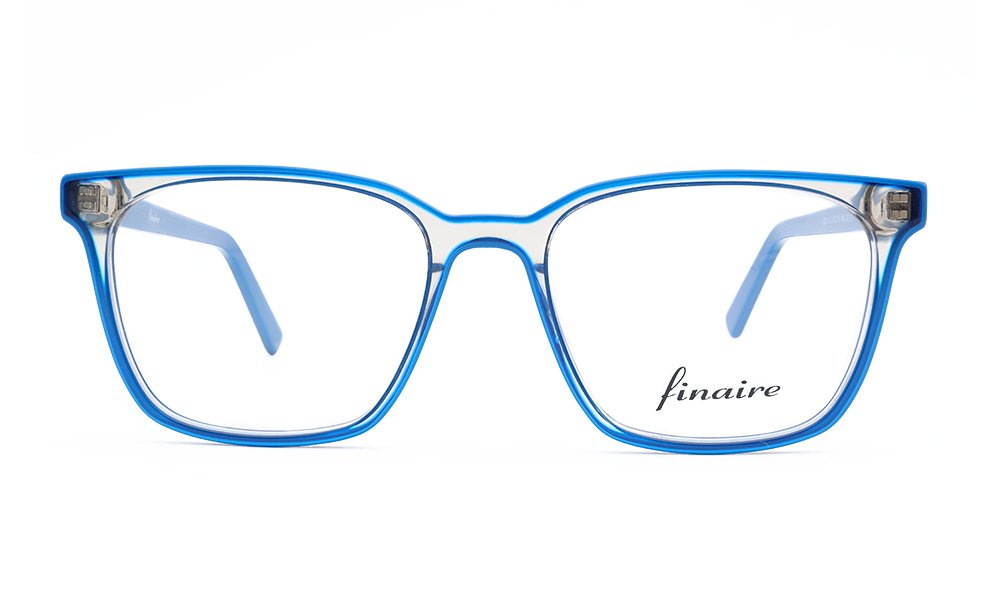 Finaire Chello Square Blue Full Rim Eyeglasses