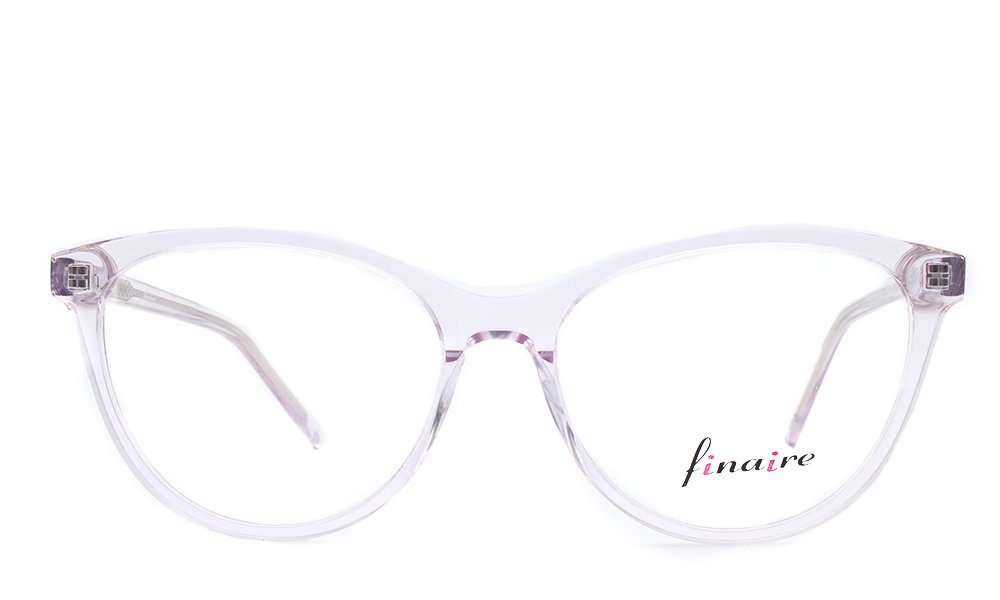 Finaire Brush Cat Eye Clear Full Rim Eyeglasses