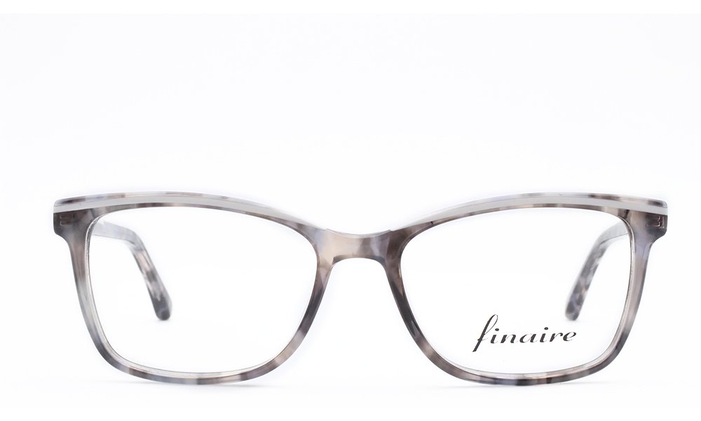 Finaire Aperture Rectangle Tortoise Full Rim Eyeglasses