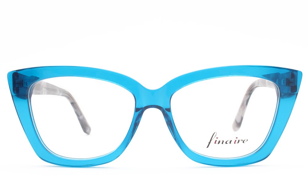 Finaire Alamedo Cat Eye Blue Full Rim Eyeglasses