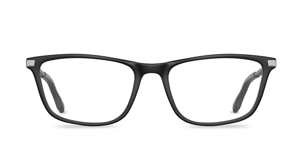Sator Rectangle Black Full Rim Eyeglasses
