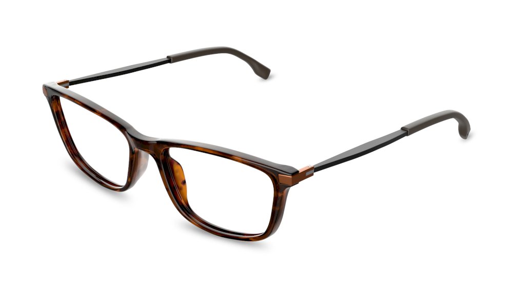 Sator Rectangle Tortoise Full Rim Eyeglasses
