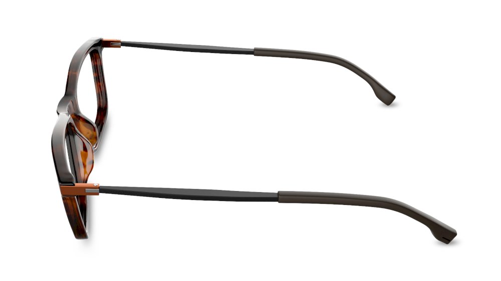 Sator Rectangle Tortoise Full Rim Eyeglasses