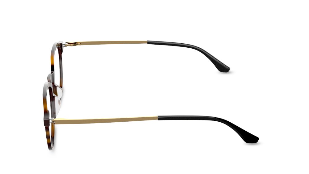 Forix Round Tortoise Full Rim Eyeglasses