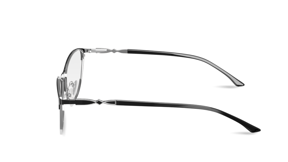 Auburn Cat Eye Black Full Rim Eyeglasses