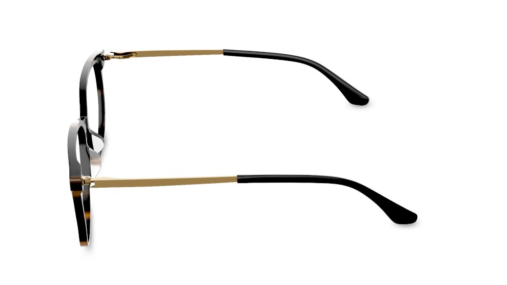 Haute Square Tortoise Full Rim Eyeglasses