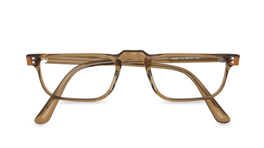 Stetson Rectangle Brown Full Rim Eyeglasses