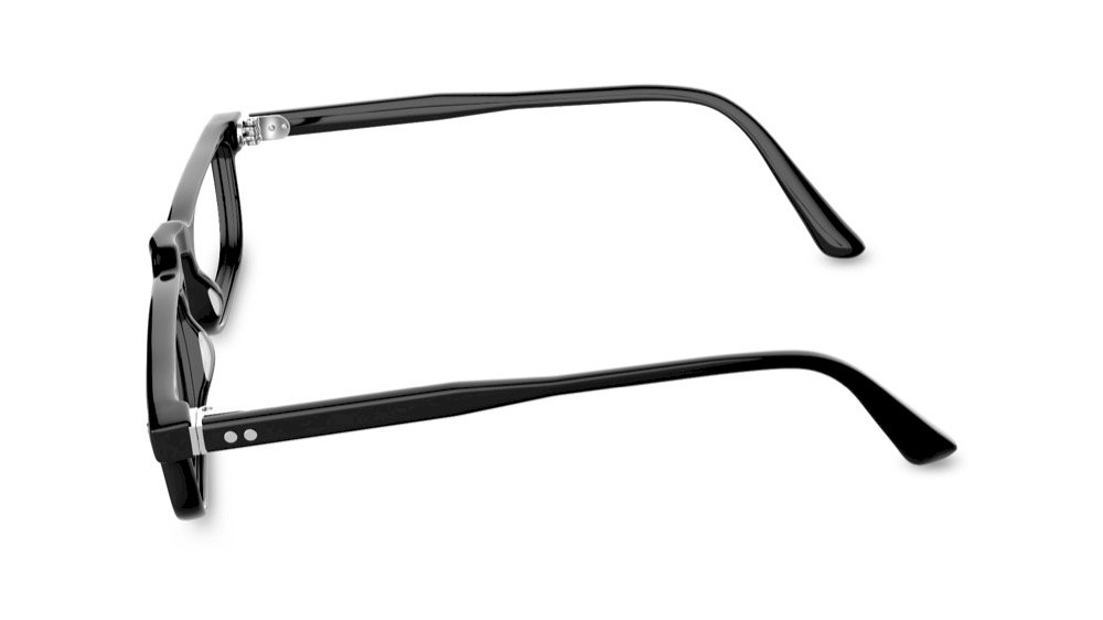 Stetson Rectangle Black Full Rim Eyeglasses