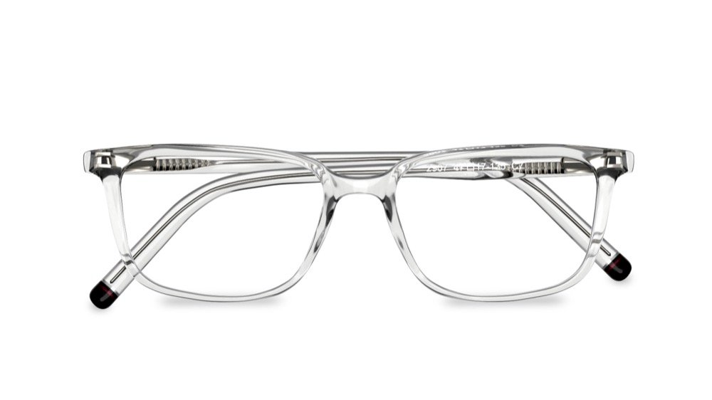 Colton Rectangle Clear Full Rim Eyeglasses