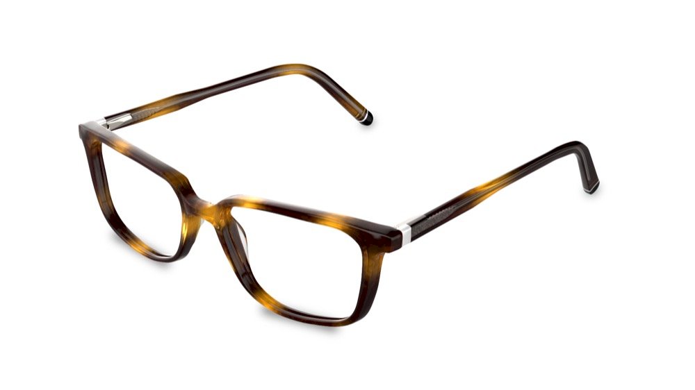 Colton Rectangle Tortoise Full Rim Eyeglasses