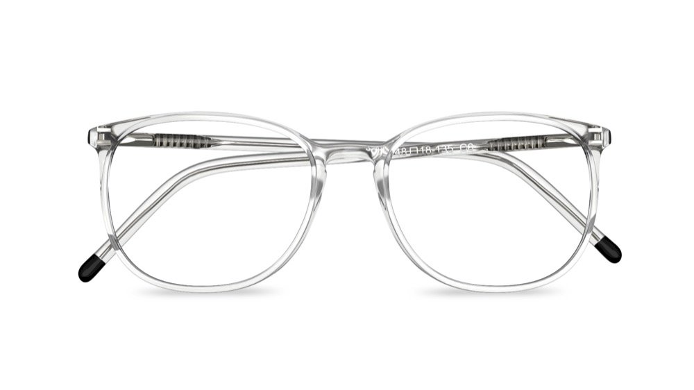 Harper Oval Clear Full Rim Eyeglasses