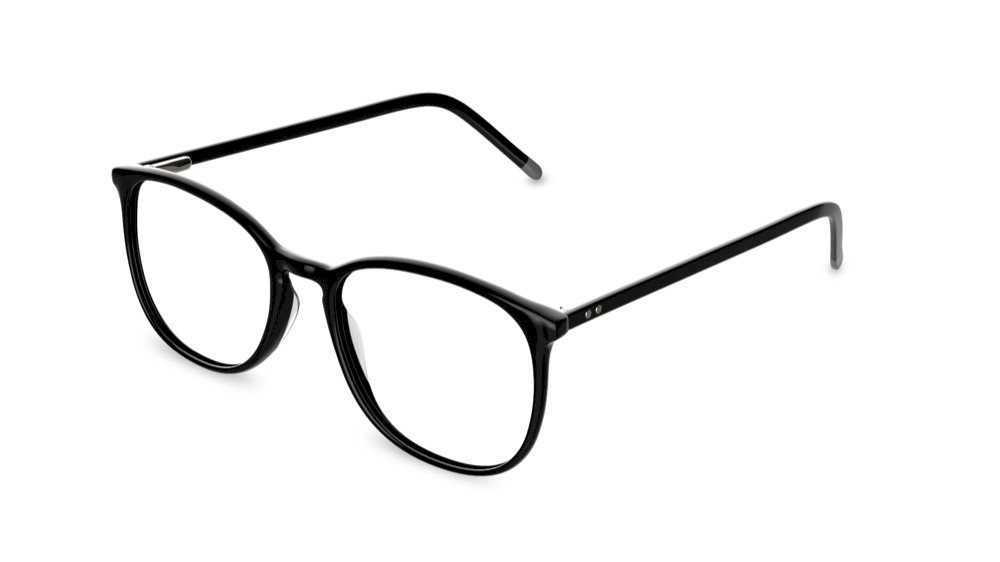 Harper Oval Black Full Rim Eyeglasses