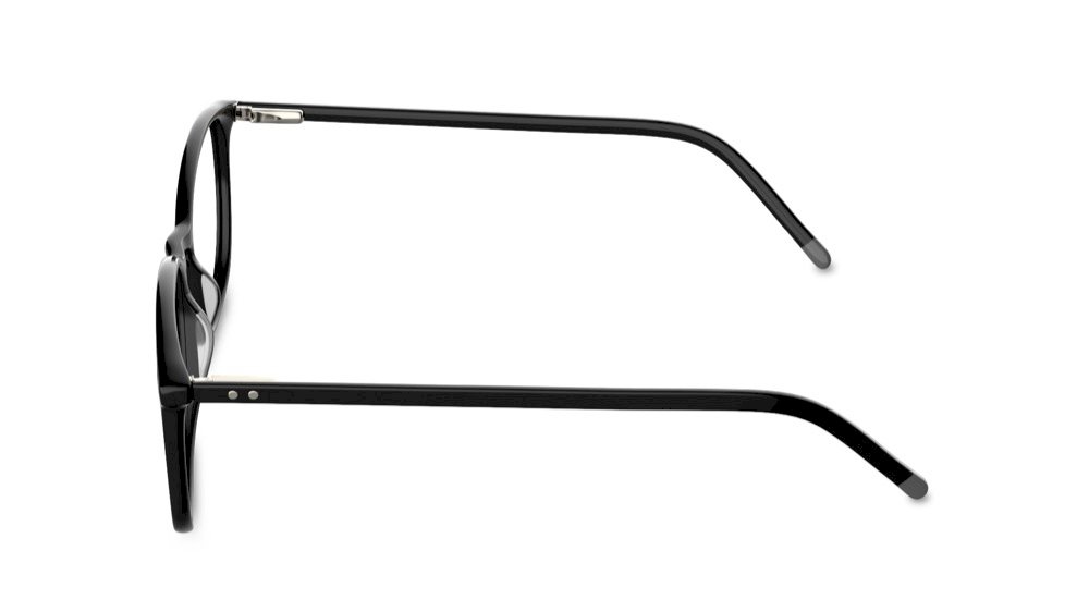 Harper Oval Black Full Rim Eyeglasses
