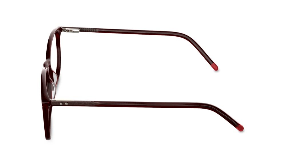 Harper Oval Red Full Rim Eyeglasses