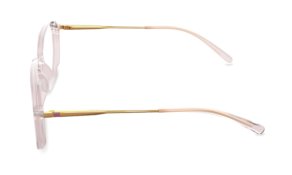 Flex Geometric Pink Full Rim Eyeglasses