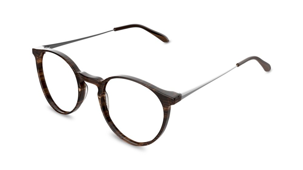Gabriel Round Brown Full Rim Eyeglasses