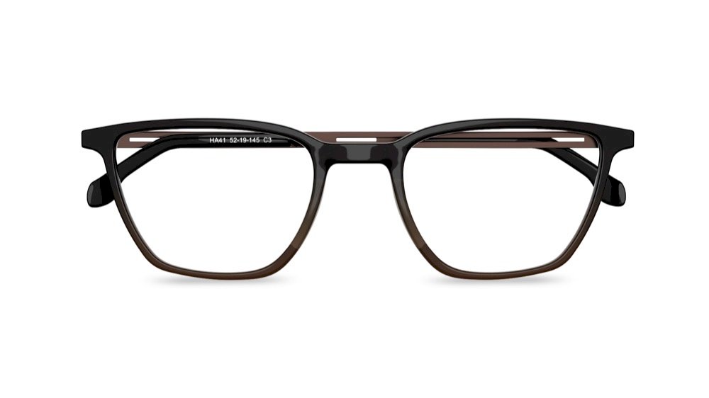 Tierra Rectangle Abstract Full Rim Eyeglasses