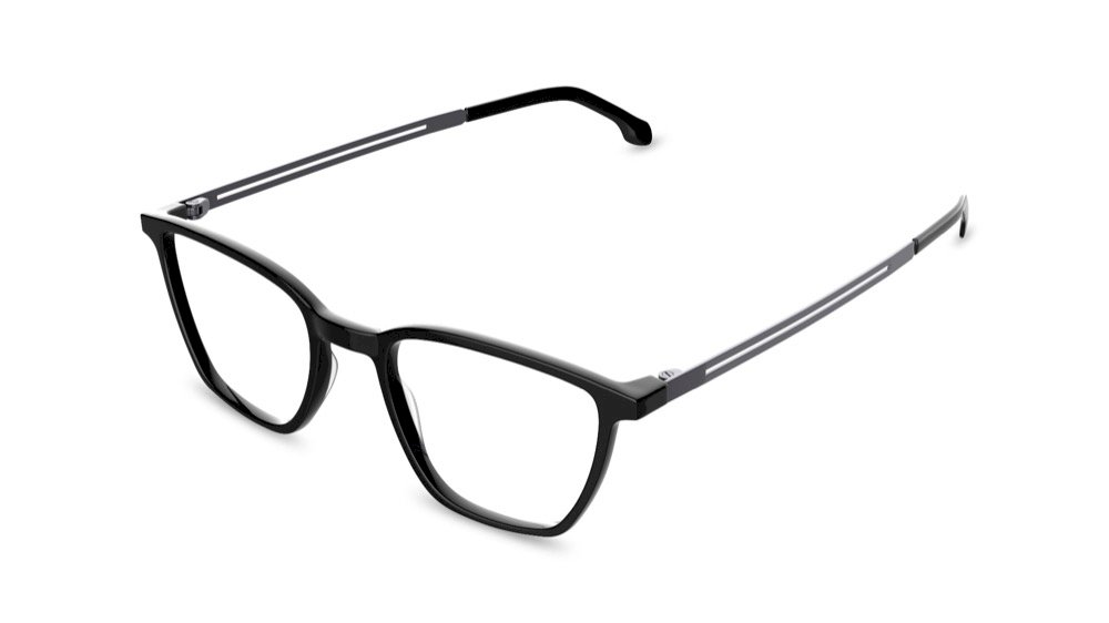 Tierra Rectangle Black Full Rim Eyeglasses