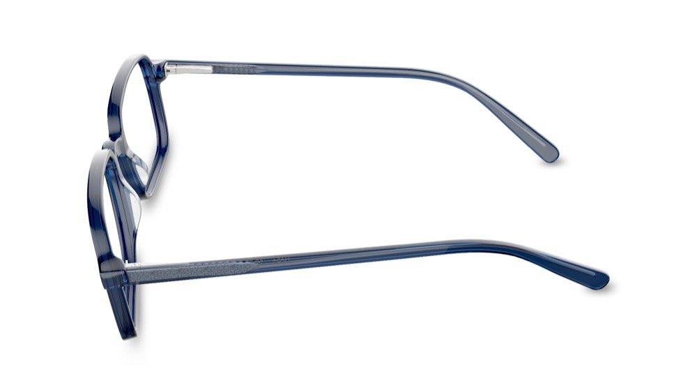 Agua Rectangle Blue Full Rim Eyeglasses
