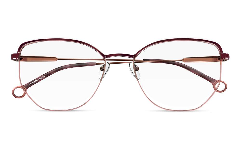 Splendid Cat Eye Red Full Rim Eyeglasses