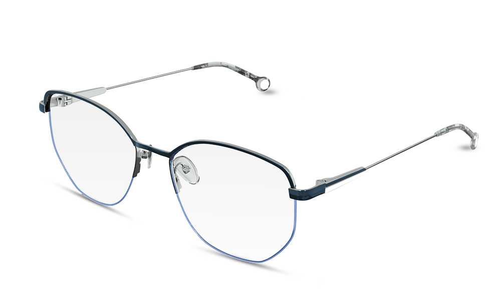 Splendid Cat Eye Gunmetal Full Rim Eyeglasses