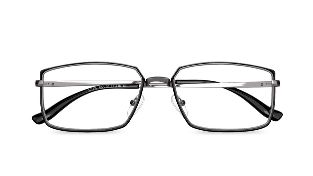 Oliver Rectangle Black Full Rim Eyeglasses