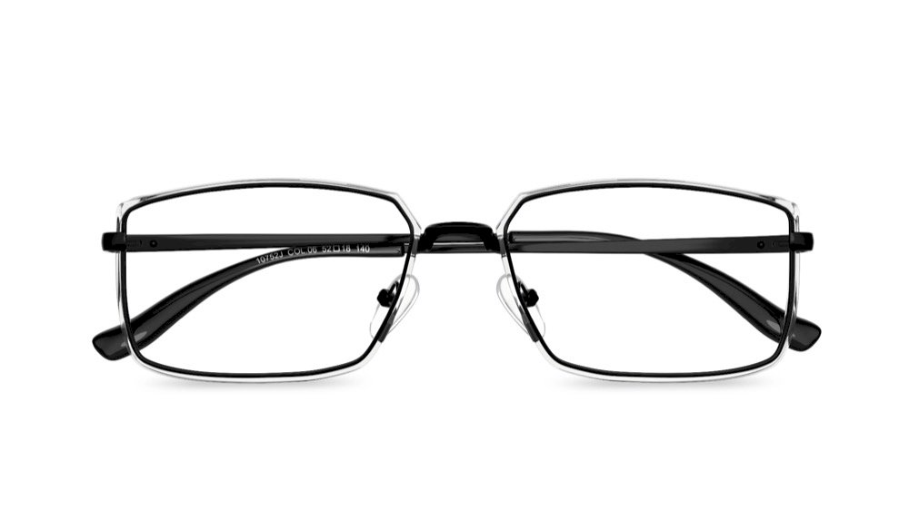 Oliver Rectangle Clear Full Rim Eyeglasses
