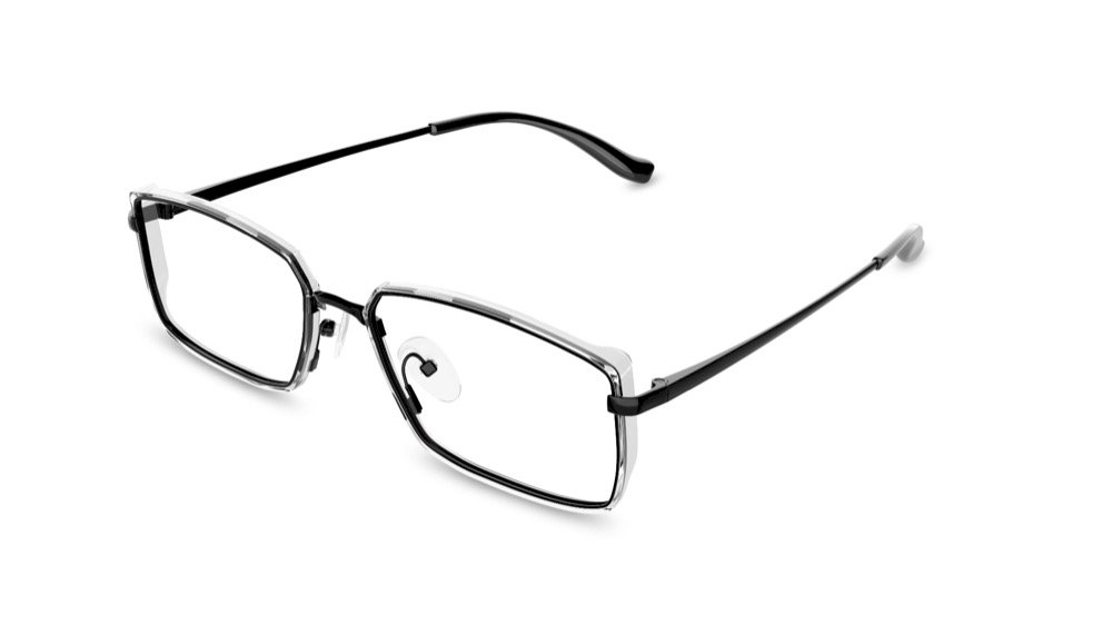 Oliver Rectangle Clear Full Rim Eyeglasses