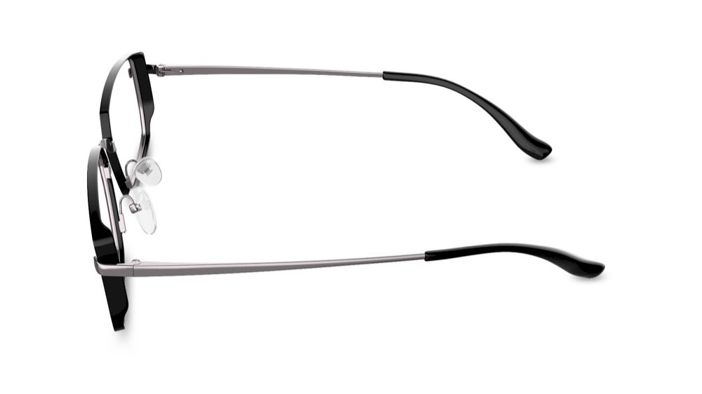 Oliver Rectangle Black Full Rim Eyeglasses