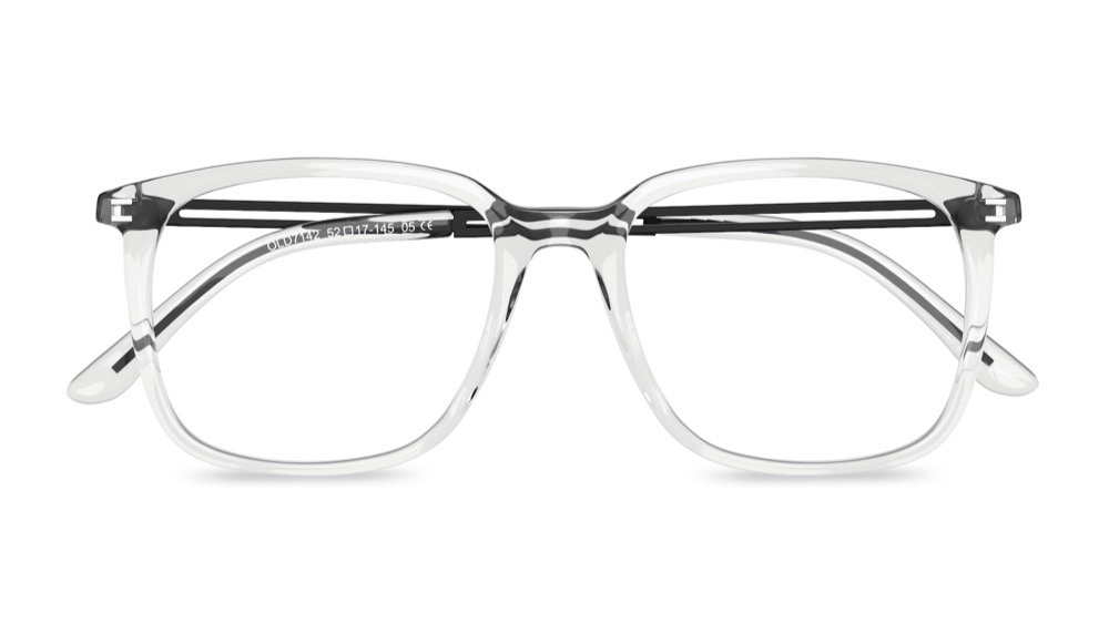 Sumptous Square Clear Full Rim Eyeglasses