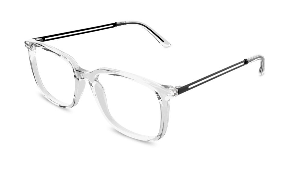 Sumptous Square Clear Full Rim Eyeglasses