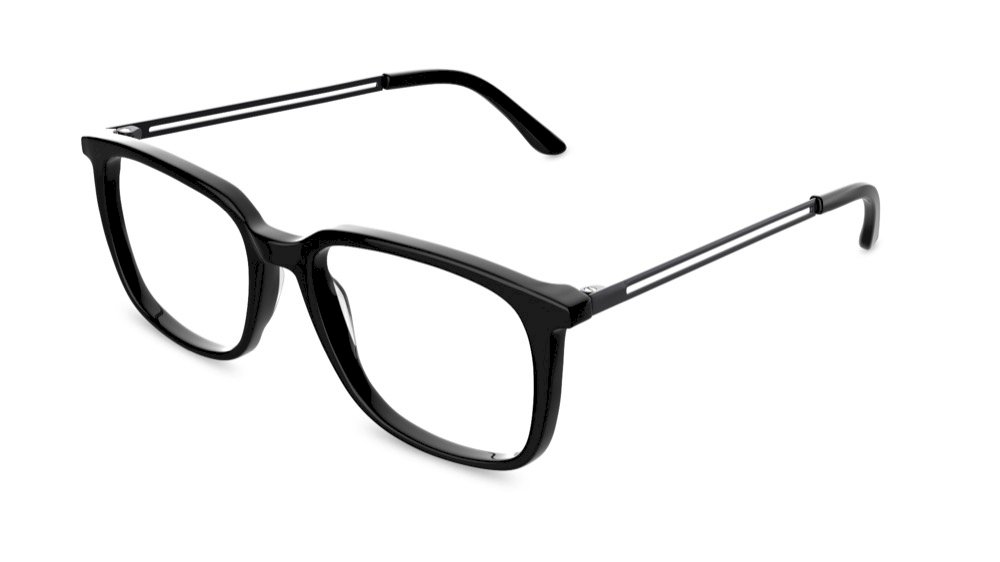 Sumptous Square Black Full Rim Eyeglasses