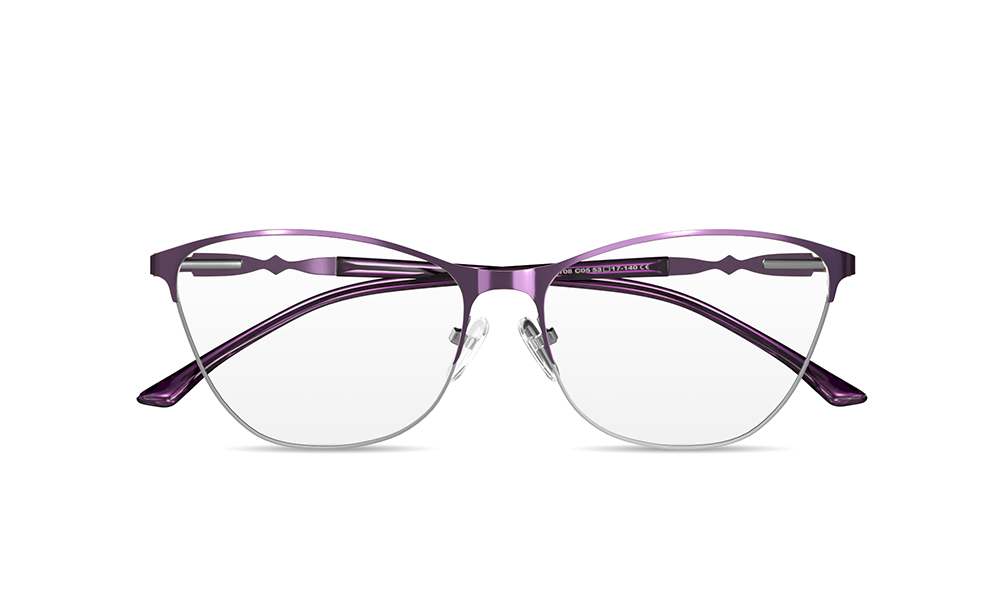 Bruna Cat Eye Lavender Full Rim Eyeglasses