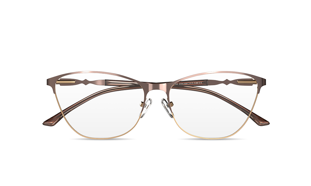Bruna Cat Eye Brown Full Rim Eyeglasses