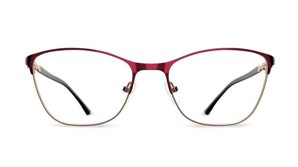 Bruna Cat Eye Red Full Rim Eyeglasses