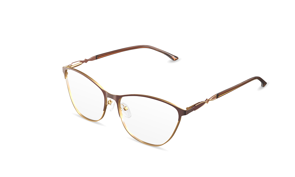 Bruna Cat Eye Brown Full Rim Eyeglasses