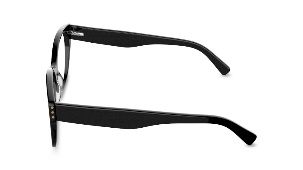 Velma Round Black Full Rim Eyeglasses