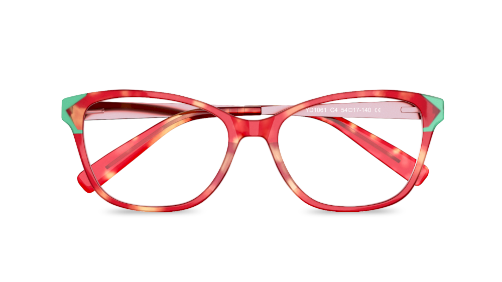 Miedosa Cat Eye Floral Full Rim Eyeglasses