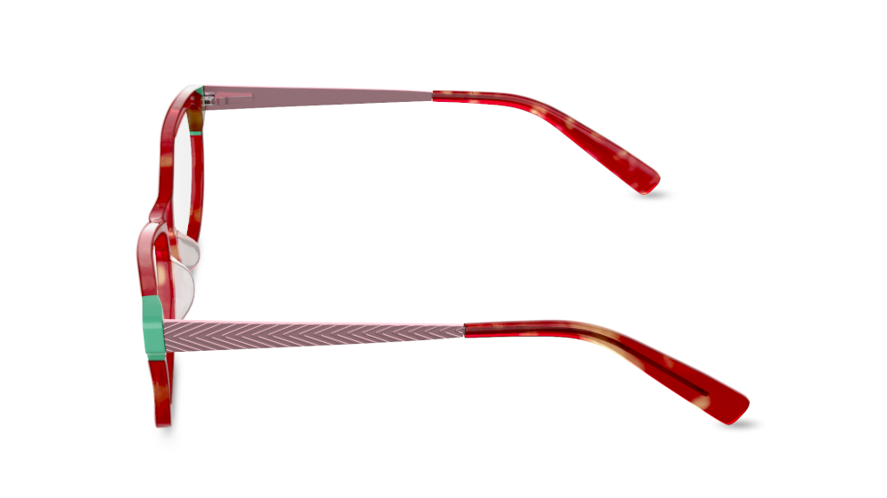 Miedosa Cat Eye Floral Full Rim Eyeglasses