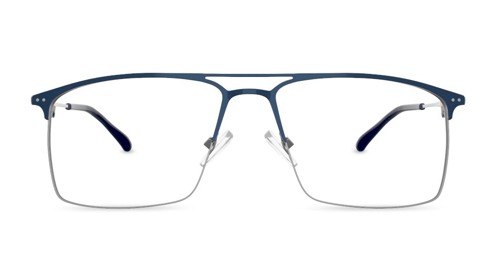 Hiriwa Aviator Blue Full Rim Eyeglasses