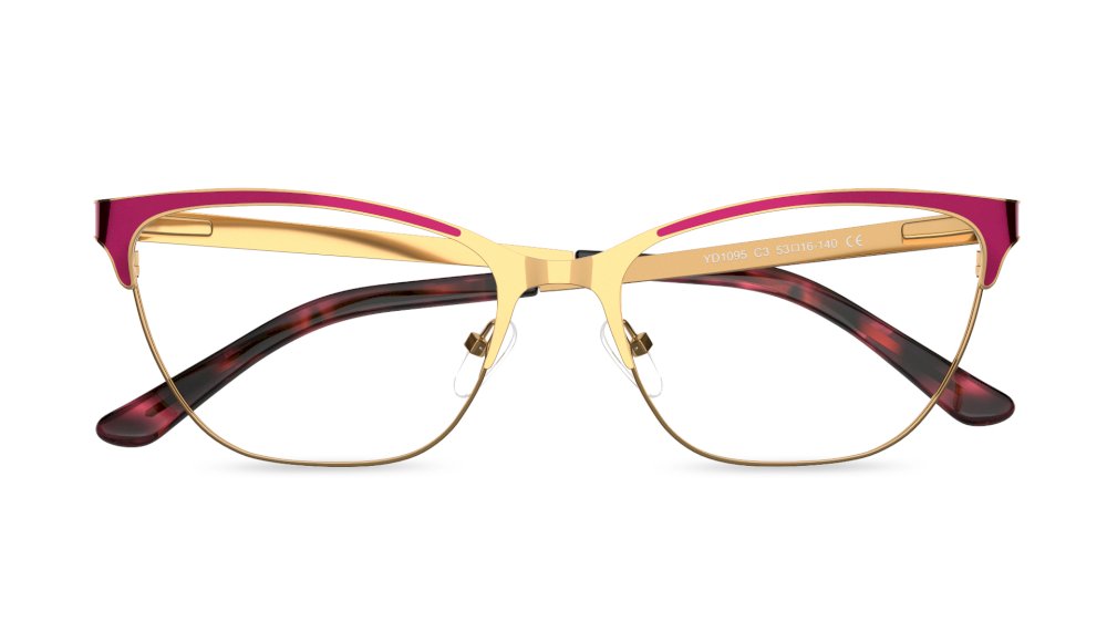 Eldora Cat Eye Red Full Rim Eyeglasses