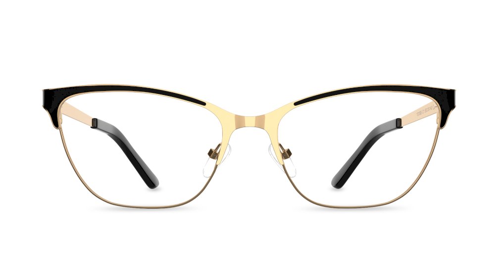 Eldora Cat Eye Black Full Rim Eyeglasses