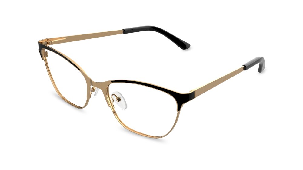 Eldora Cat Eye Black Full Rim Eyeglasses