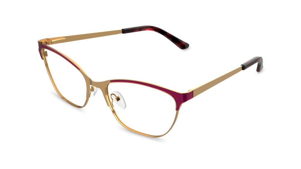 Eldora Cat Eye Red Full Rim Eyeglasses