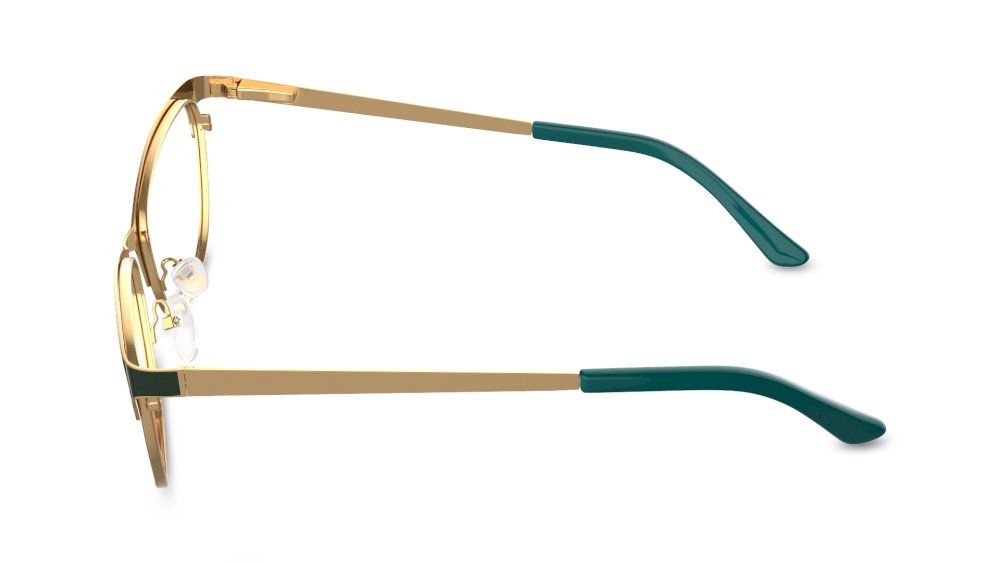 Eldora Cat Eye Green Full Rim Eyeglasses