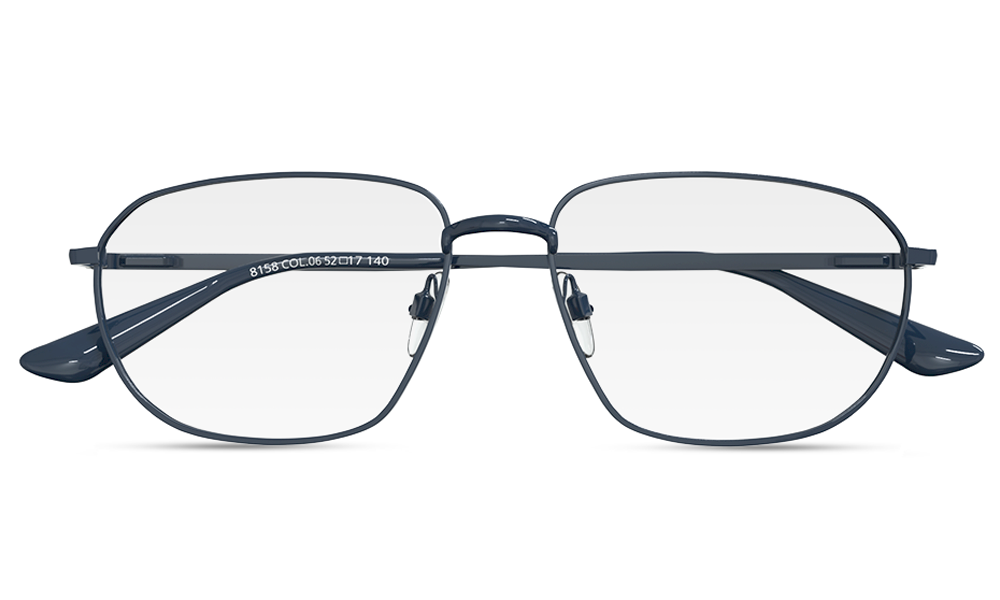 Jax Oval Black Full Rim Eyeglasses