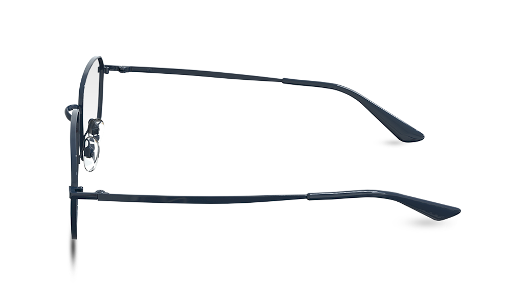 Jax Oval Black Full Rim Eyeglasses